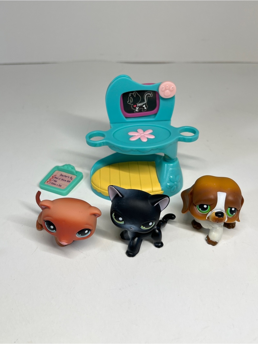 Littlest Pet Shop LPS Cozy Care Center Playset #334 #335 #336 Shorthair Cat